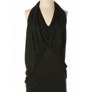 Whitney Eve black halter backless dress, size 4